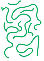 Squiggly Lines Abstracts Background 