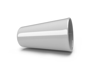 Long Plastic Cup 3D Illustration Mockup Scene