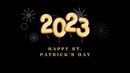 Fototapeta na wymiar Happy St. Patrick's Day 2023