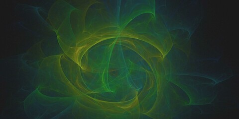 3D rendering abstract multicolor fractal background
