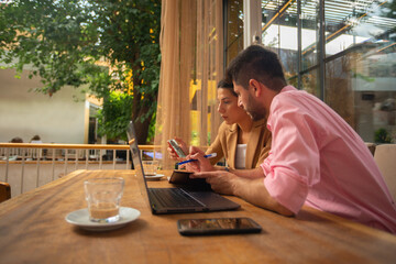 Young business colleagues having a consultation