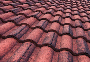 Orange Brown Classic Traditional Roofing Tiles