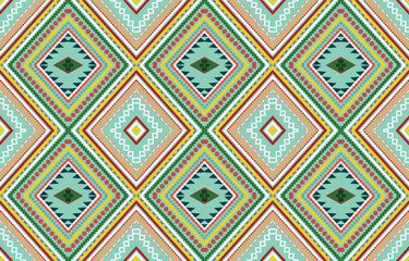 Geometric ethnic pattern design. Aztec fabric carpet mandala ornament chevron textile decoration wallpaper.