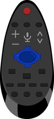 media tv remote cartoon. media tv remote sign. isolated symbol vector illustration