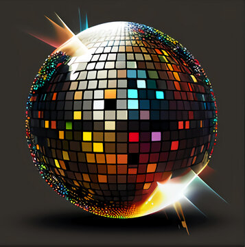 disko, ball, licht, spiegelball, discokugel