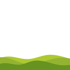 Obraz premium Field Green Waves Hills (10)