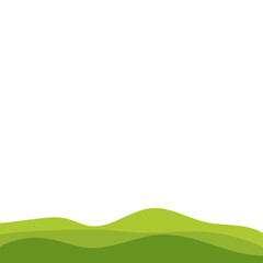Obraz premium Field Green Waves Hills (3)