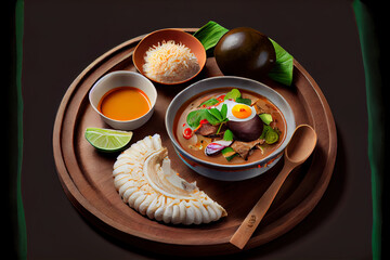 Thai Khao Kha Moo food