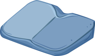 interior seat cushion cartoon. interior seat cushion sign. isolated symbol vector illustration