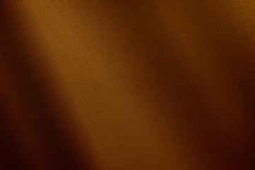 Brown orange silk satin. Fabric background for design. Gradient. Chocolate color. Dark abstract...