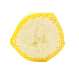 Banana slice isolated on transparent png