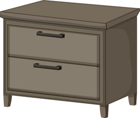 folder file cabinet cartoon. folder file cabinet sign. isolated symbol vector illustration