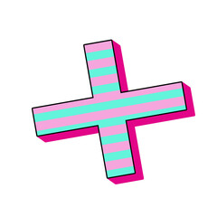 Fototapeta premium Abstract Retro style 80s-90s memphis geometrical pattern design comic pop art.