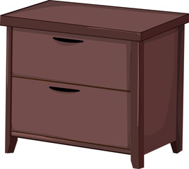 management file cabinet cartoon. management file cabinet sign. isolated symbol vector illustration