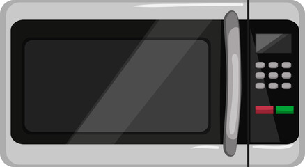 equipment microwave oven cartoon. equipment microwave oven sign. isolated symbol vector illustration
