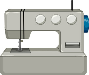 thread sew machine cartoon. thread sew machine sign. isolated symbol vector illustration