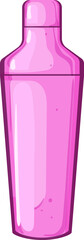 bar cocktail shaker cartoon. bar cocktail shaker sign. isolated symbol vector illustration