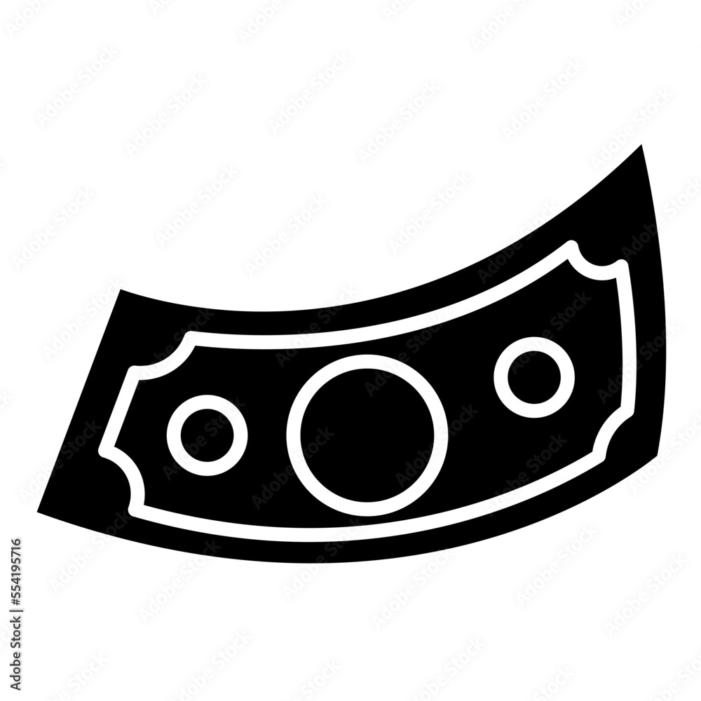 Sticker money icon