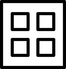 Grid Design Vector Icon
