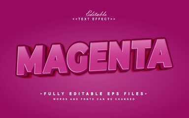 editable magenta  text effect.logo text.trend color.typhography logo