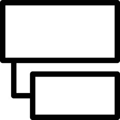 Flow Box Vector Icon

