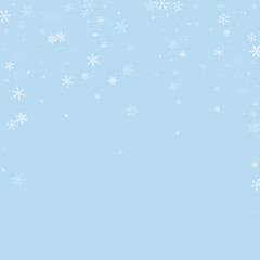 Snowfall overlay christmas background. Subtle