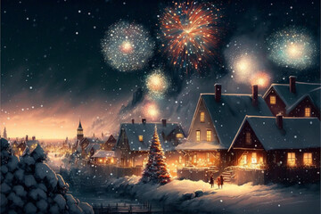 Obraz premium new year eve