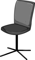 armchair office chair cartoon. armchair office chair sign. isolated symbol vector illustration