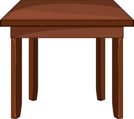 modern table dining cartoon. modern table dining sign. isolated symbol vector illustration