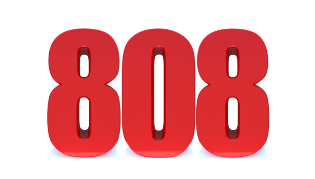808 number