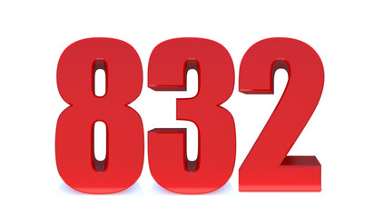 832 number