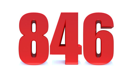 846 number