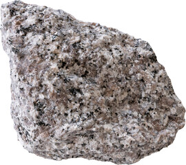 Granite sample. Igneous rock specimen.