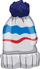 person winter hat man cartoon. person winter hat man sign. isolated symbol vector illustration