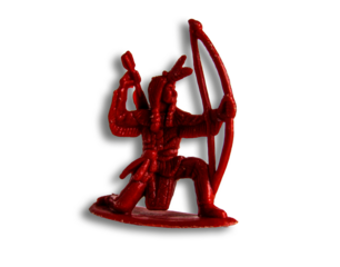 Juguetes del lejano oeste en fondo transparente. 