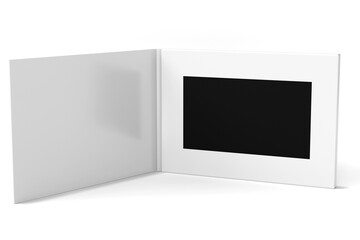 3D illustration - Video brochure template