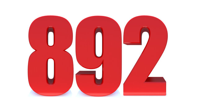 892 number