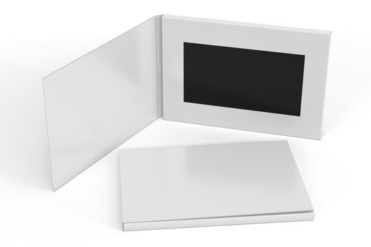 3D illustration - Video brochure template