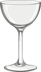 party cocktail glasses cartoon. party cocktail glasses sign. isolated symbol vector illustration