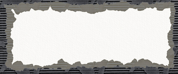 design frame, brush stroke, modern texture, abstract background, white copy space, png format 