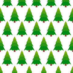 Tiempo de Navidad. Patrón repetitivo con silueta de árbol de navidad