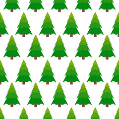 Tiempo de Navidad. Patrón repetitivo con silueta de árbol de navidad