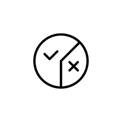 Voting line icon. People, elections, leadership, result, competition, voters, position, post, service, place. Job concept. Vector black line icon on white background