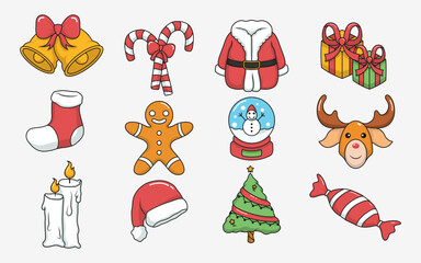 Cute Christmas Elements Pack