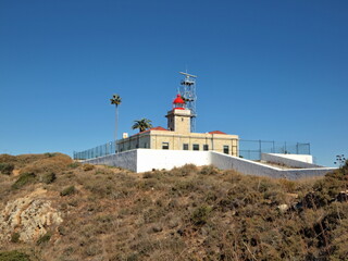 Fototapeta na wymiar Lighthouse Ponte da Piedade in Lagos, Algarve - Portugal 