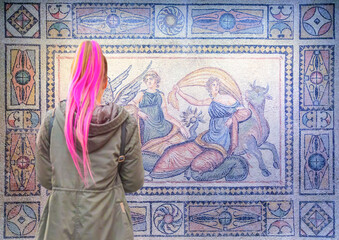 Zeugma Mosaic Museum, one of the largest mosaic collection in the world. The ancient city of Zeugma