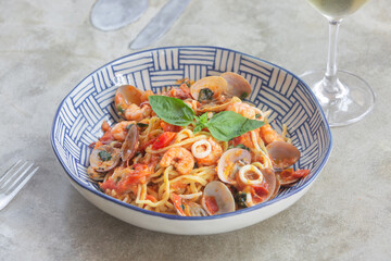 tagliatelle seafood
