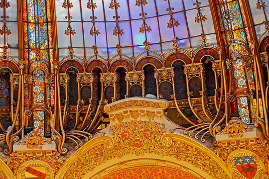 Galeries Lafayette in Paris. Detail 4