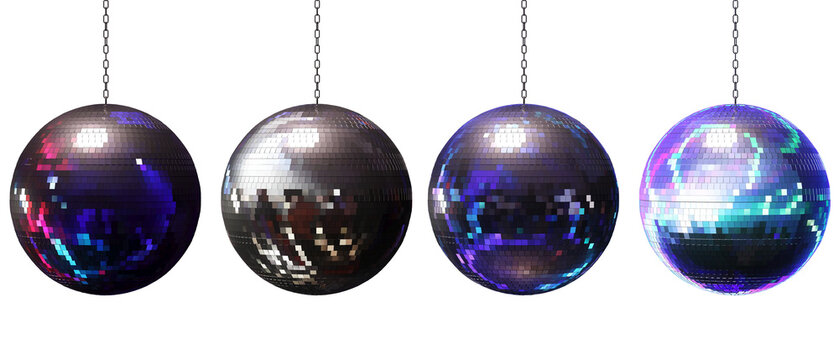 boule &agrave; facettes - diff&eacute;rent jeux de lumi&egrave;re - rendu 3D