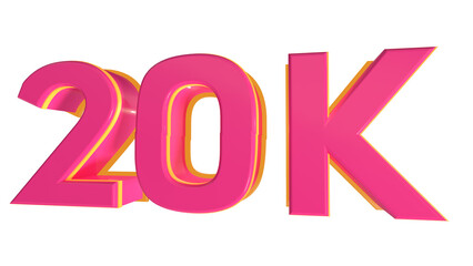 3d number 20K